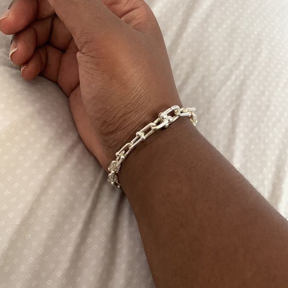 *SOLD* Tiffany HardWear Link Bracelet in Silver, Medium - Picture 4 of 7